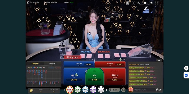 Baccarat Net88 tinh gọn hiện đại