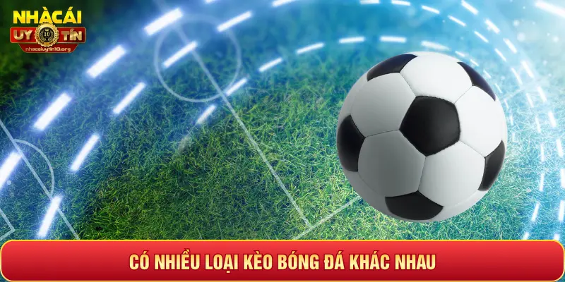 CÓ NHIỀU LOẠI KÈO BÓNG ĐÁ KHÁC NHAU