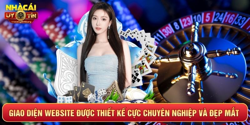 Giao diện website được thiết kế cực chuyên nghiệp và đẹp mắt