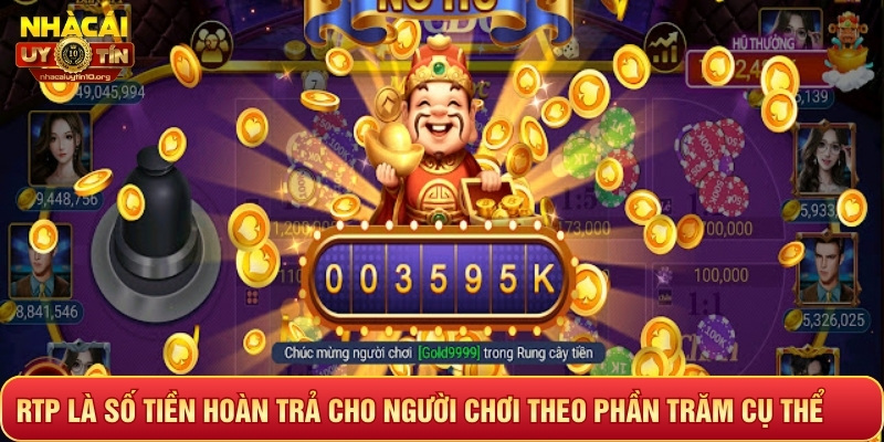 RTP là số tiền hoàn trả cho người chơi theo phần trăm cụ thể