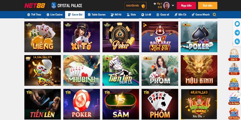 Nhiều lý do lựa chọn NET88 để trải nghiệm game bài