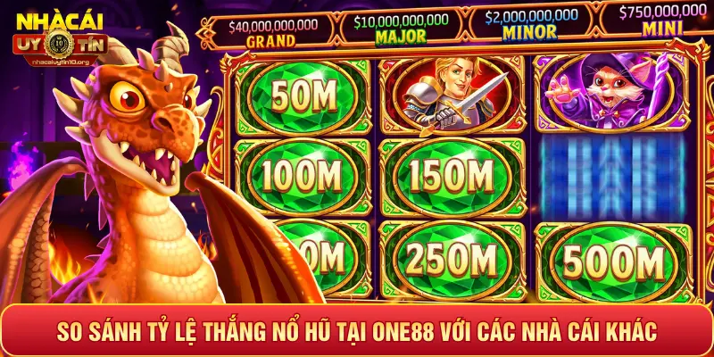 So sánh tỷ lệ thắng nổ hũ tại One88 với các nhà cái khác
