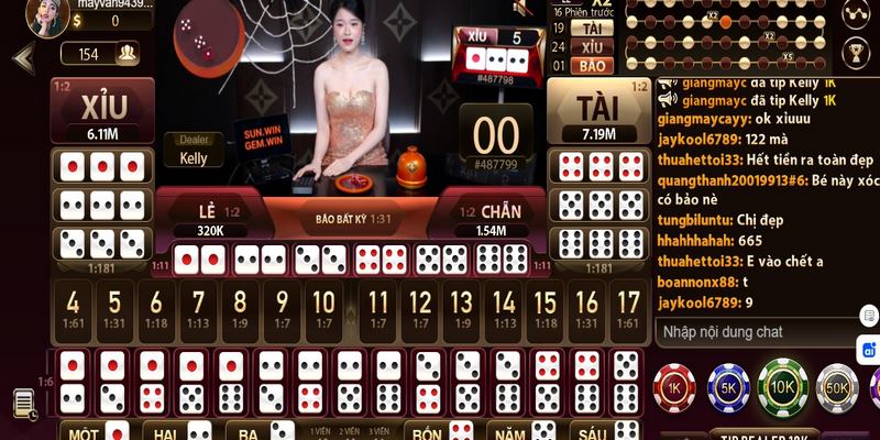 Hướng dẫn nhanh cách tham gia tài xỉu Sun